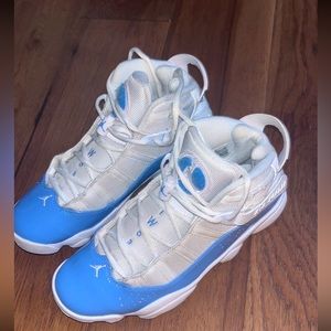 UNC 6 rings Air Jordans
